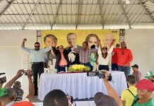 Proclamación de Karina Aristy, como la candidata por el Partido Cívico Renovador en este municipio de Higüey.