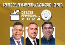 CENTRO DEL PENSAMIENTO ALTAGRACIANO (CEPALT) DEBATE SENATORIAL LA ALTAGRACIA 2024