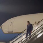 ¡DE ULTIMO MINUTO! Arribo esta noche al pais el secretario de estado de los estados unidos Marco Rubio fue recibido por el ministro de relaciones exteriores