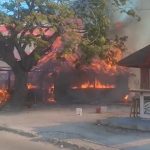 SE INCENDIA RECONOCIDO ESTABLECIMIENTO COMERCIAL EN LAS INMEDIACIONES DE EL CRUCE DOMINGO MAIZ EN VERON LA CANITA.