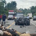 Se registra accidente en la comunidad de cañada honda La Altagracia carrerea Macao-Orta Banda