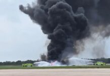 El Aeropuerto Internacional de La Romana registró la tarde de este domingo un accidente aéreo